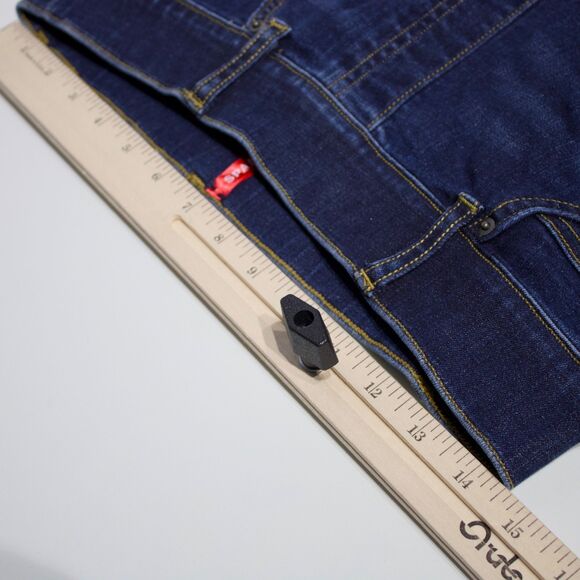 Spanx High Waist Denim Jeans Skinny Jegging Dark Wash Stretch Women Size M (J2) - Picture 9 of 11